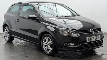 Used VW Polo Edition 90 HP (66 kW) 2017 Black Hatchback