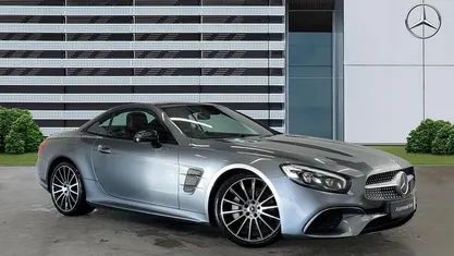 Grey Used 2018 Mercedes SL400 AMG line Cabriolet | £32,778 (Fair price)