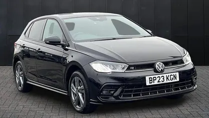 Black Used 2023 VW Polo R-line Hatchback | £17,995 (Fair price)