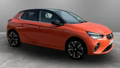 Used Vauxhall Corsa-e Elite 100 kW (136 HP) 2021 Orange Hatchback