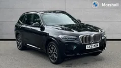 Black sapphire Used 2023 BMW X3 M Sport SUV | £38,663 (Fair price)
