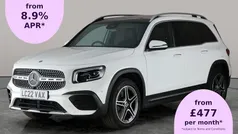 White Used 2022 Mercedes GLB220 AMG line SUV | £30,877 (Fair price)