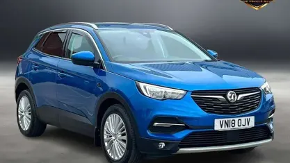 Used Vauxhall Grandland X 131 HP (96 kW) 2018 Blue SUV