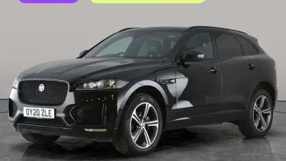 Begagnad Jaguar F-Pace Chequered Flag 180 HK (132 kW) 2020 Svart SUV