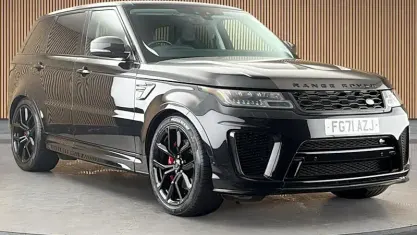 Used Land Rover Range Rover Sport SVR 575 HP (422 kW) 2021 Santorini black SUV