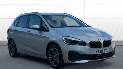 Used BMW 225 Active Tourer Sport Line 224 HP (164 kW) 2018 Silver MPV