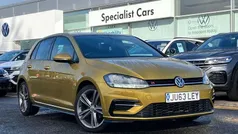 Yellow Used 2018 VW Golf VII R-line Hatchback | £15,195 (Fair price)