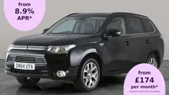 Black Used 2015 Mitsubishi Outlander P-HEV Estate | £10,633 (Fair price)