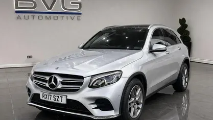 Used Mercedes GLC220 AMG Line Premium 170 HP (125 kW) 2017 Silver Estate