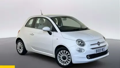 Used Fiat 500 Lounge 69 HP (50 kW) 2019 White Hatchback