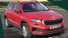 Velvet red metallic Used 2024 Skoda Karoq SE L SUV | £20,543 (Fair price)