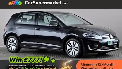 Used VW e-Golf 99 kW (135 HP) 2019 Black Hatchback