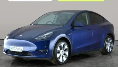 Used Tesla Model Y Long Range AWD 378 kW (514 HP) 2022 Blue SUV