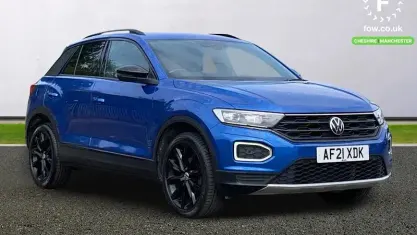 Used VW T-Roc Black Edition 150 HP (110 kW) 2021 Blue SUV