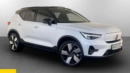 White Used 2022 Volvo XC40 Ultimate SUV | £25,895 (Fair price)