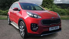 Red Used 2017 Kia Sportage GT-Line SUV | £12,295 (Fair price)