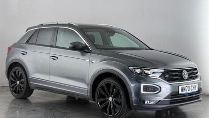 Usado VW T-Roc R-line 150 CV (110 kW) 2021 Gris SUV
