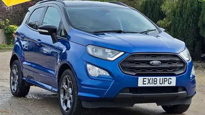 Blue Used 2018 Ford Ecosport ST-Line SUV | £8,795 (Fair price)