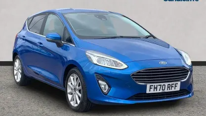 Used Ford Fiesta Titanium 125 HP (91 kW) 2021 Blue Hatchback