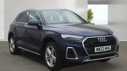 Used Audi Q5 S-Line 265 HP (194 kW) 2022 Blue SUV