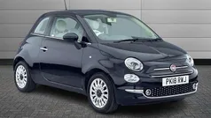 Black Used 2018 Fiat 500 Lounge Hatchback | £8,290 (Fair price)