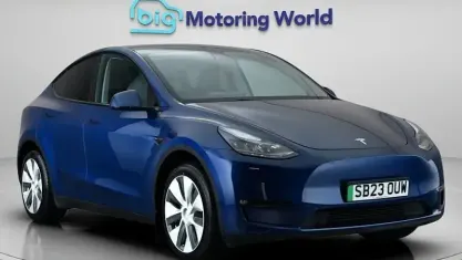 Used Tesla Model Y Long Range AWD 378 kW (514 HP) 2023 Blue SUV