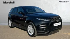 Metallic santorini black Used 2022 Land Rover Range Rover evoque R-Dynamic Hatchback | £25,379 (Fair price)