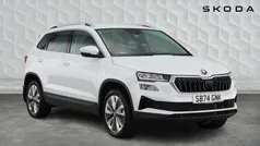 Moon white metallic Used 2025 Skoda Karoq SE L SUV | £26,500 (Fair price)