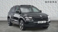 Black magic pearl effect Used 2024 Skoda Karoq SportLine SUV | £27,920 (Fair price)