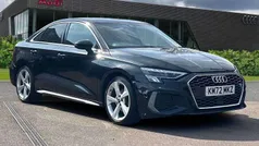 Black Used 2022 Audi A3 S-Line Sedan | £21,790 (Fair price)