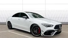 White Used 2023 Mercedes CLA45 AMG Coupe | £50,432 (Fair price)