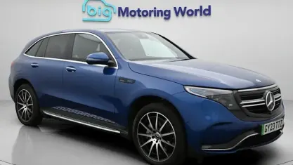 Used Mercedes EQC400 AMG line 300 kW (408 HP) 2022 Blue SUV