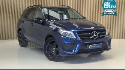 Used Mercedes GLE250 AMG line 204 HP (150 kW) 2017 Blue SUV