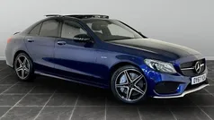 Blue Used 2017 Mercedes C43 AMG Premium Sedan | £22,495 (Fair price)