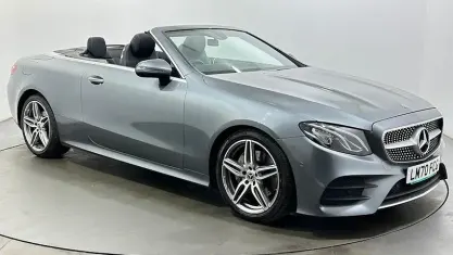 Used Mercedes E220 AMG line 194 HP (142 kW) 2020 Grey Cabriolet
