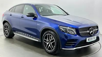 Used Mercedes GLC43 AMG Premium 367 HP (269 kW) 2019 Blue Coupe
