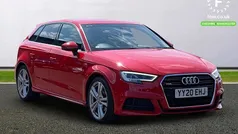Red Used 2020 Audi A3 Sportback S-Line Hatchback | £17,299 (Fair price)