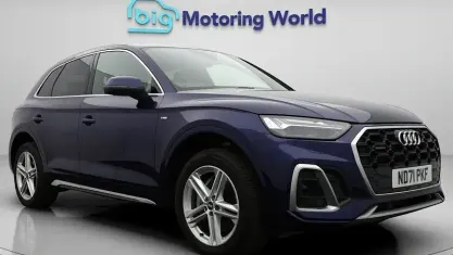 Used Audi Q5 S-Line 299 HP (219 kW) 2021 Blue SUV