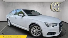 White Used 2018 Audi A4 S-Line Sedan | £12,475 (Fair price)