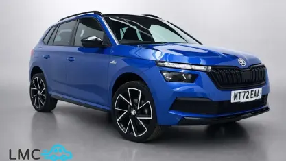 Used Skoda Kamiq Monte Carlo 110 HP (80 kW) 2022 Blue SUV