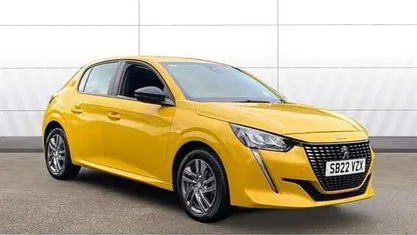 Yellow Used 2022 Peugeot 208 Active Premium Hatchback | £12,419 (Fair price)