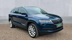 Blue Used 2018 Skoda Karoq SUV | £17,356 (Fair price)