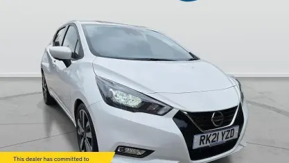 Used Nissan Micra Tekna 92 HP (67 kW) 2021 White Hatchback
