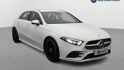 White Used 2019 Mercedes A250 AMG Line Premium Hatchback | £17,799 (Fair price)