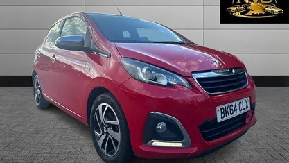 Used Peugeot 108 82 HP (60 kW) 2014 Red Hatchback