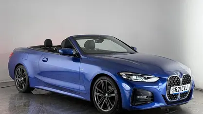 Blue Used 2021 BMW 420 M Sport Cabriolet | £24,350 (Good price)