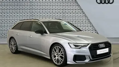 Used Audi A6 Black Edition 204 HP (150 kW) 2021 Silver Estate
