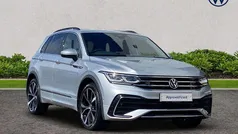 Silver Used 2021 VW Tiguan R-line SUV | £25,770 (Fair price)
