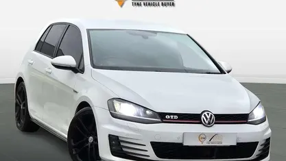 Begagnad VW Golf VII GTD 184 HK (135 kW) 2015 Vit Halvkombi