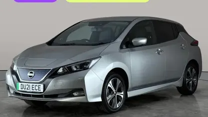 Used Nissan Leaf N-Connecta 160 kW (218 HP) 2021 Silver Hatchback